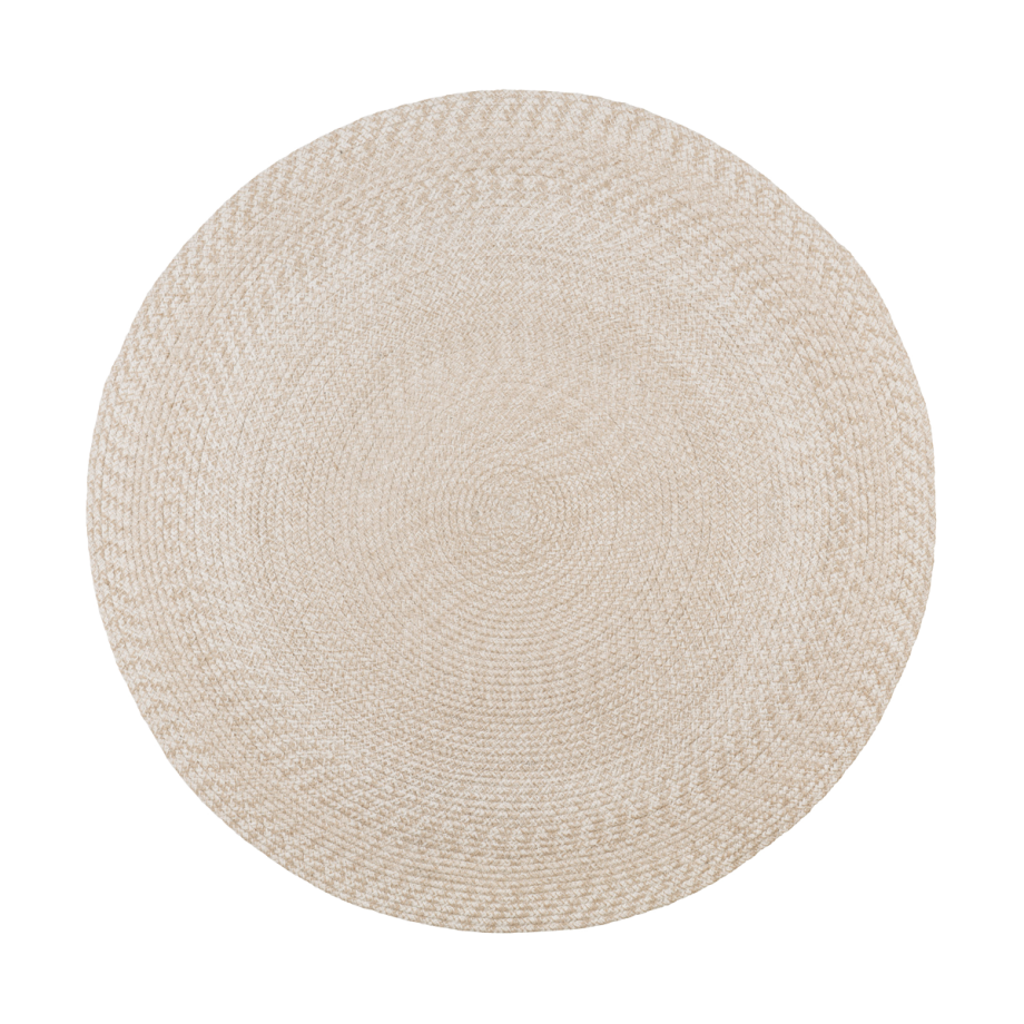 Macy vloerkleed zand - Ø 180 cm Macy vloerkleed zand - Ø 180 cm afbeelding 1