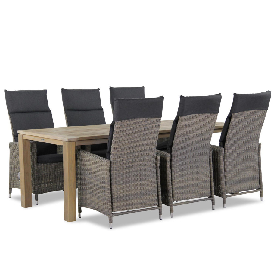 Garden Collections Madera/Bristol 220 cm dining tuinset 7-delig afbeelding 1