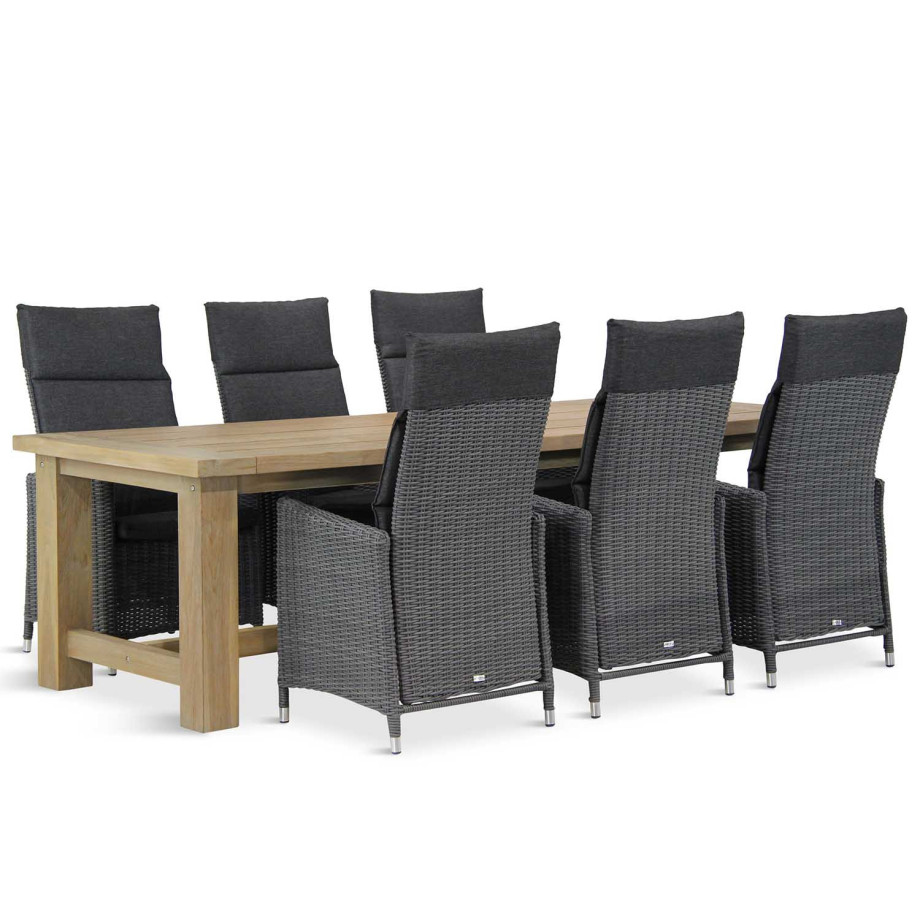 Garden Collections Madera/Fourmile 260 cm dining tuinset 7-delig afbeelding 1