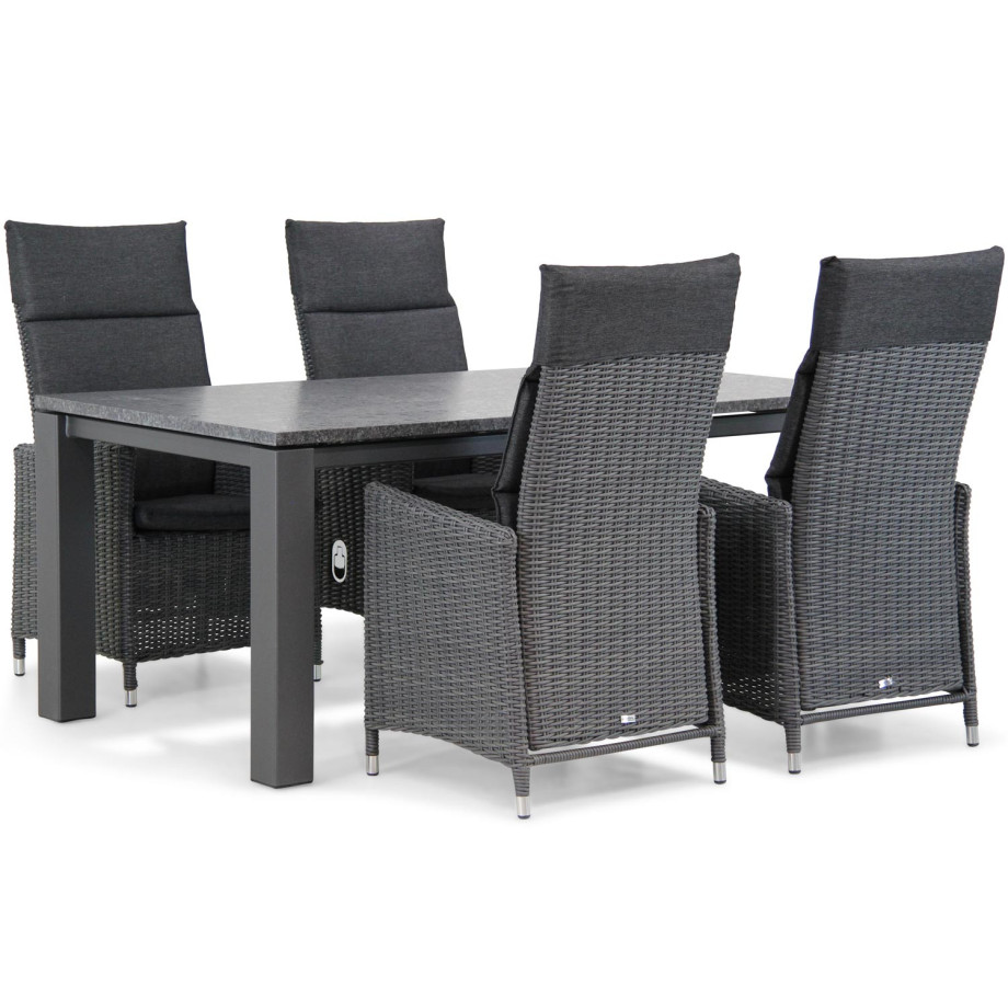 Garden Collections Madera/Alaska 180 cm dining tuinset 5-delig afbeelding 1