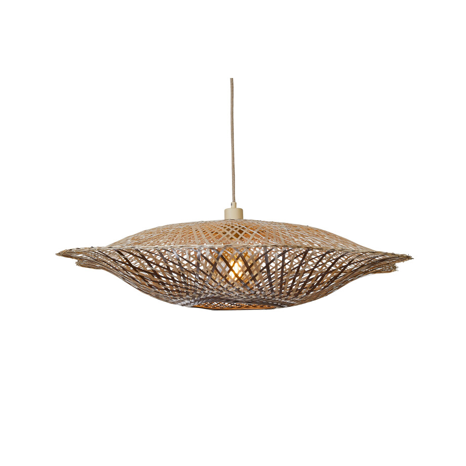 GOOD&MOJO Hanglamp 'Madura' Bamboe, 87cm, kleur Naturel/Bruin GOOD&MOJO Hanglamp 'Madura' Bamboe, 87cm, kleur Naturel/Bruin afbeelding 1