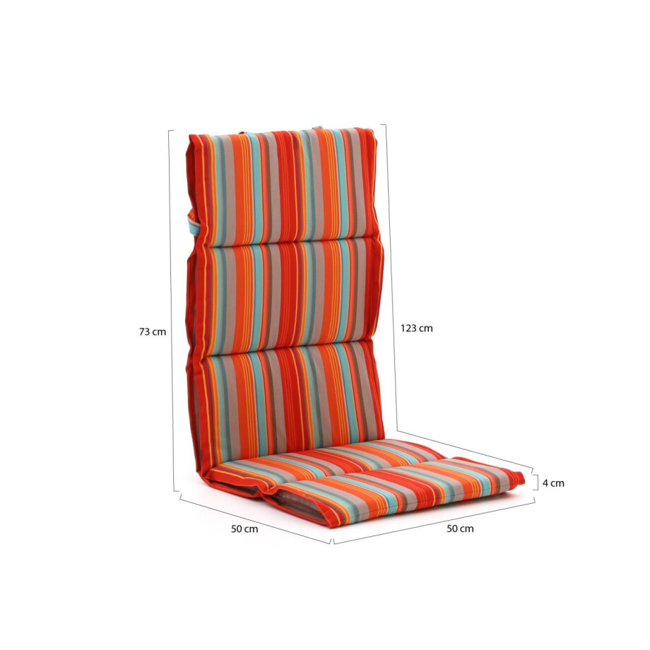 Madison Fiber hoog tuinkussen set van 4 - Laagste prijsgarantie! Madison Fiber hoog tuinkussen set van 4 - Laagste prijsgarantie! afbeelding 1