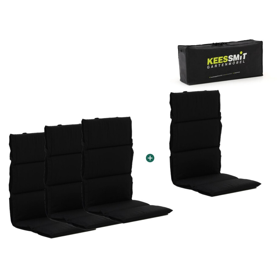 Madison Fiber hoog tuinkussen set van 4 - Laagste prijsgarantie! Madison Fiber hoog tuinkussen set van 4 - Laagste prijsgarantie! afbeelding 1