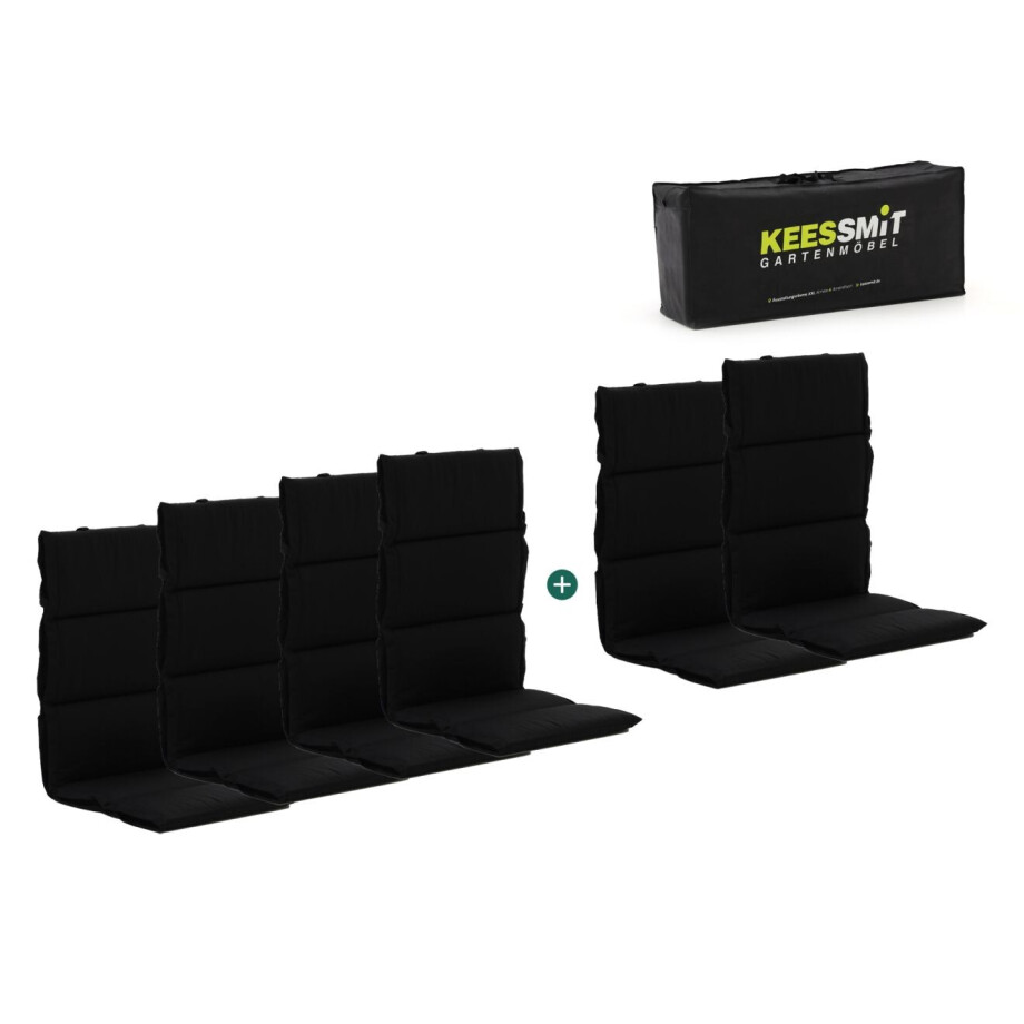 Madison Fiber hoog tuinkussen set van 6 - Laagste prijsgarantie! Madison Fiber hoog tuinkussen set van 6 - Laagste prijsgarantie! afbeelding 1