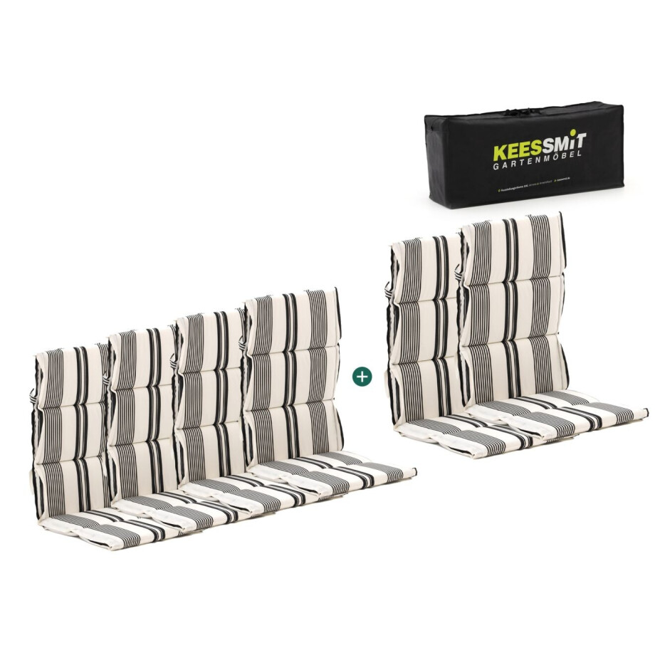 Madison Fiber hoog tuinkussen set van 6 - Laagste prijsgarantie! Madison Fiber hoog tuinkussen set van 6 - Laagste prijsgarantie! afbeelding 1