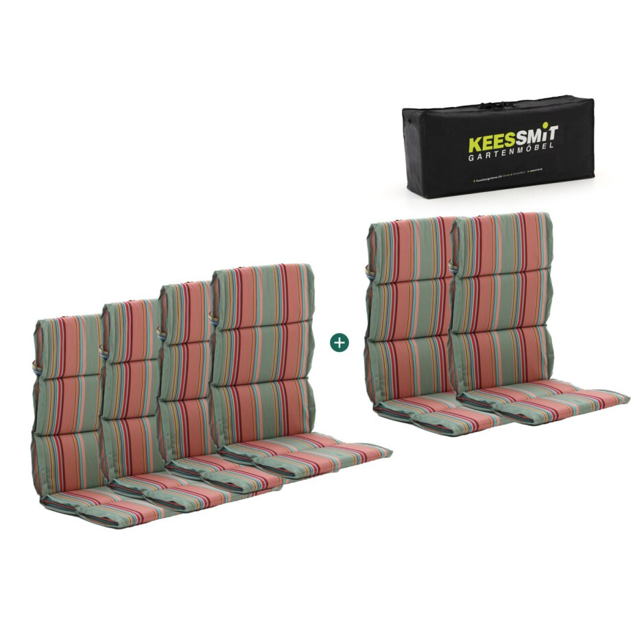 Madison Fiber hoog tuinkussen set van 6 - Laagste prijsgarantie! Madison Fiber hoog tuinkussen set van 6 - Laagste prijsgarantie! afbeelding 1