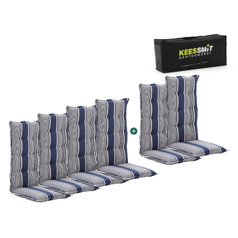 Madison tuinkussen set van 6 hoge rug - Laagste prijsgarantie! Madison tuinkussen set van 6 hoge rug - Laagste prijsgarantie! afbeelding 1