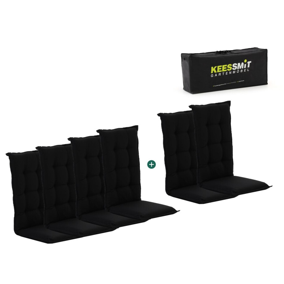 Madison tuinkussen set van 6 hoge rug - Laagste prijsgarantie! Madison tuinkussen set van 6 hoge rug - Laagste prijsgarantie! afbeelding 1
