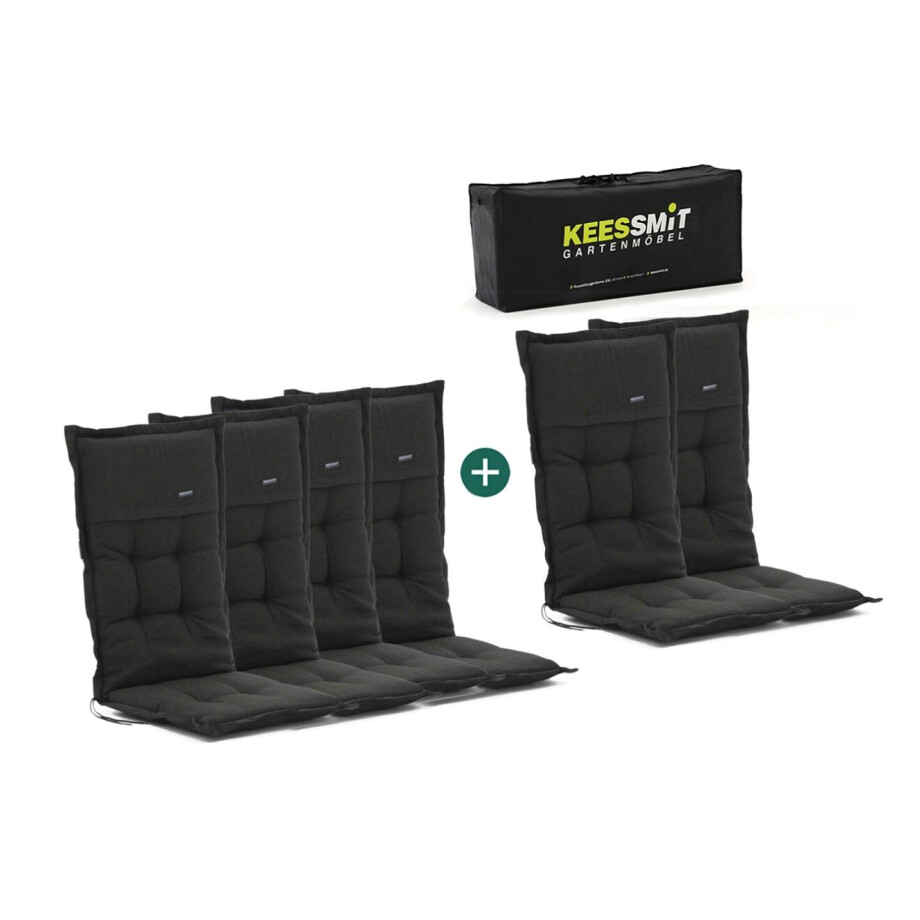 Madison tuinkussen set van 6 hoge rug - Laagste prijsgarantie! afbeelding 1