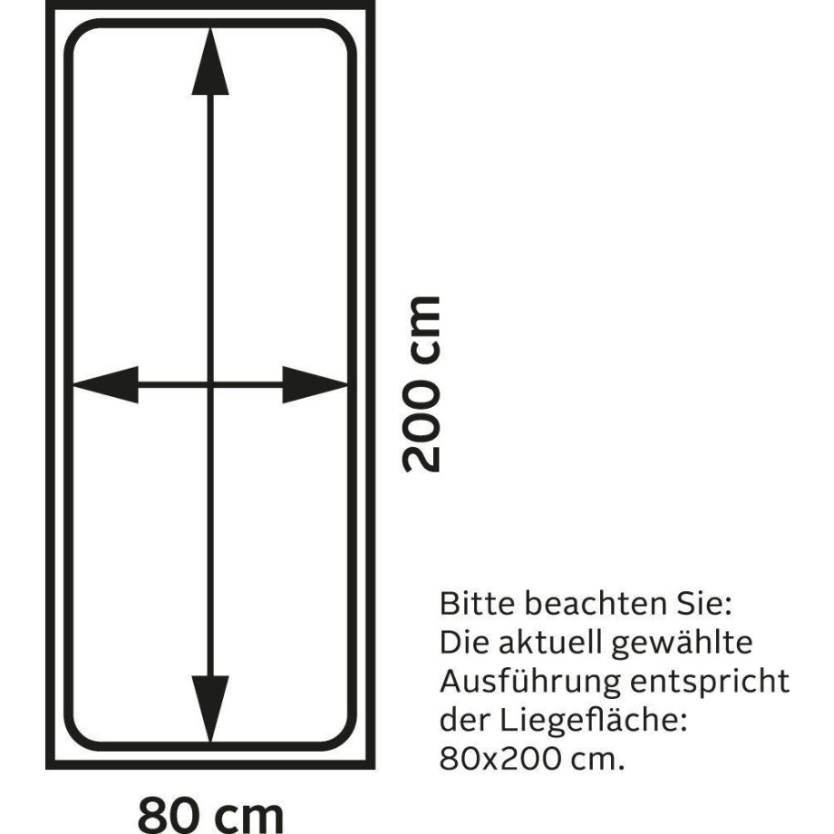 Maintal Bed Met bedkist, in 3 breedten afbeelding 1