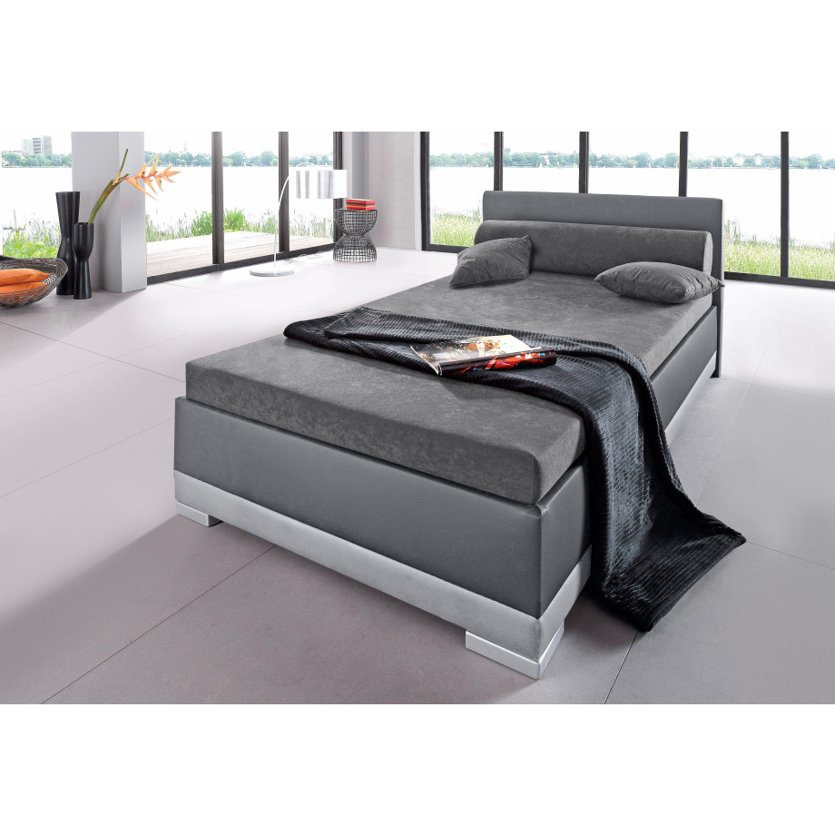 Maintal Gestoffeerd bed Imitatieleer, in 6 verschillende uitvoeringen, made in Germany afbeelding 1