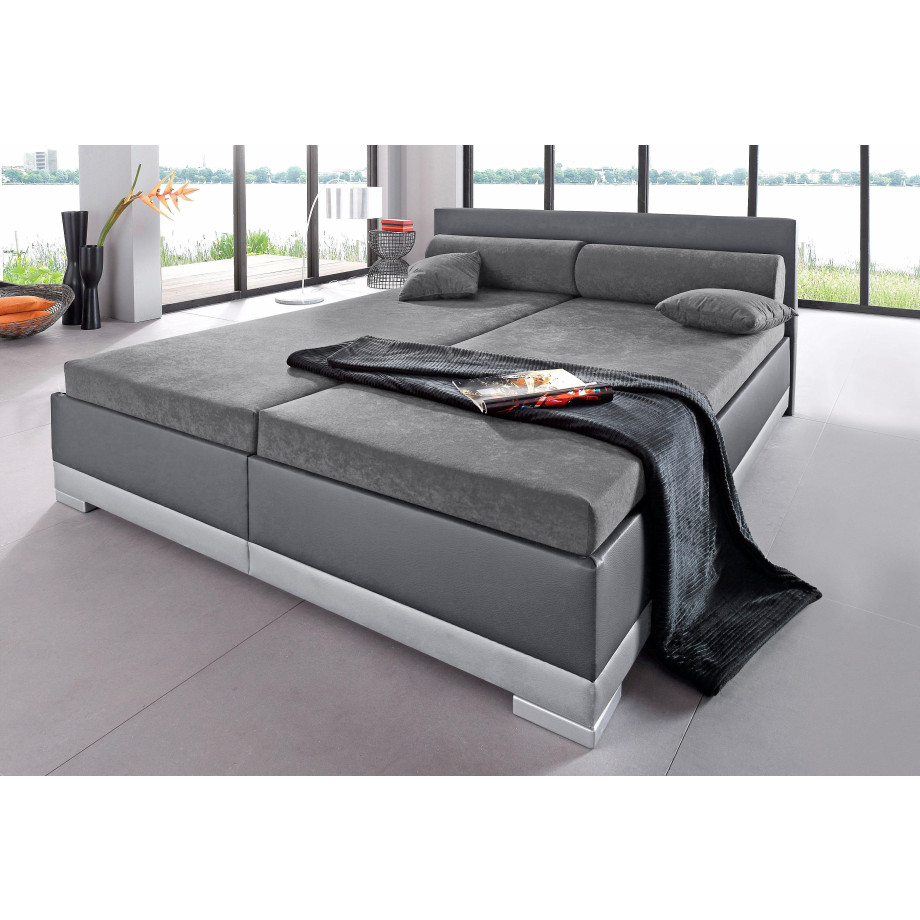 Maintal Gestoffeerd bed Imitatieleer, in 6 verschillende uitvoeringen, made in Germany afbeelding 1