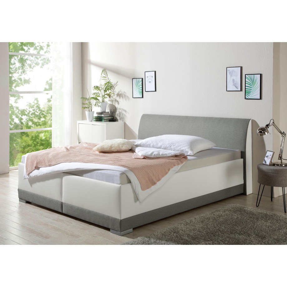 Maintal Gestoffeerd bed Makana met bedlade, ook beschikbaar in h4 afbeelding 1