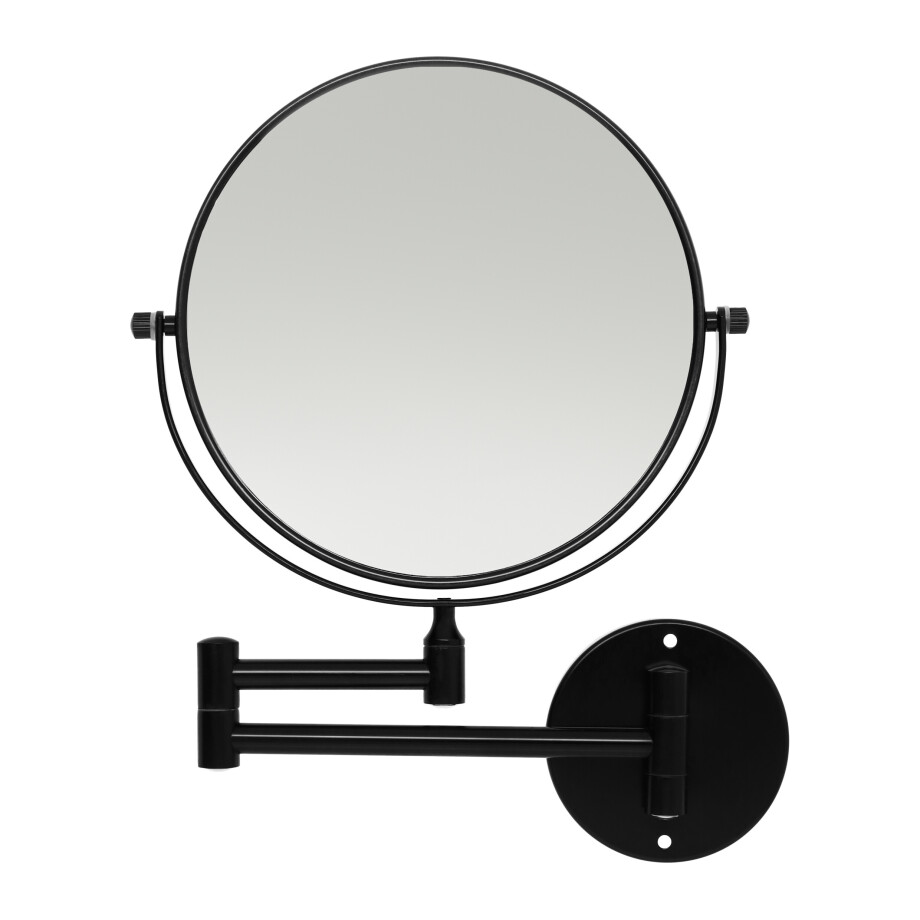 LYVION Make-up spiegel / Scheerspiegel - RVS - Zwart afbeelding 1
