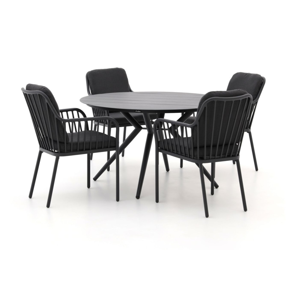 Manifesto Arasso/Sora ø127cm dining tuinset 5-delig - Laagste prijsgarantie! afbeelding 1