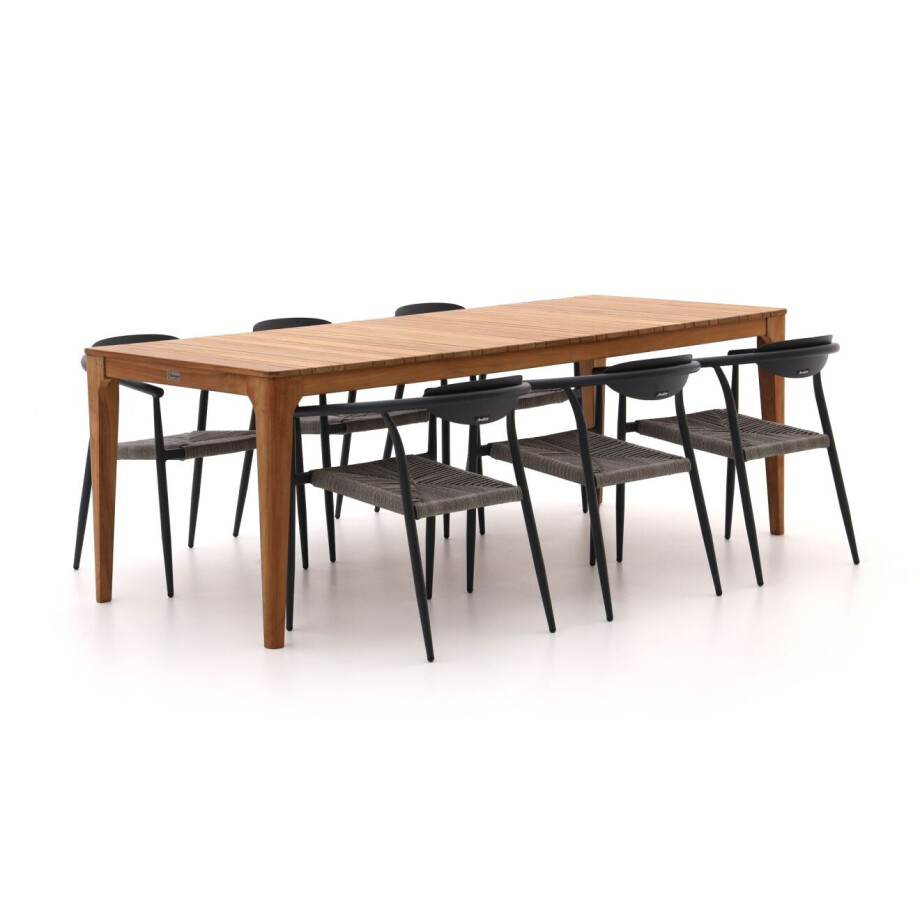 Manifesto Cavone/Bruca 220cm dining tuinset 7-delig stapelbaar - Laagste prijsgarantie! afbeelding 1
