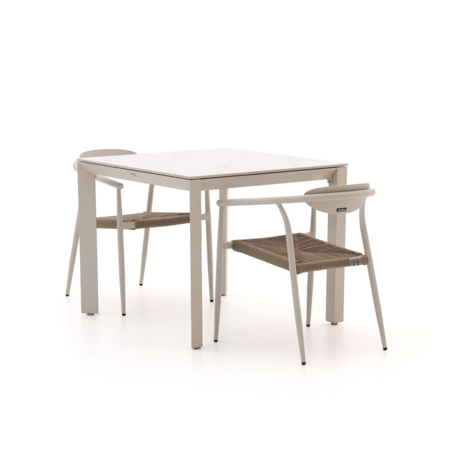 Manifesto Cavone/Sestino 90cm dining tuinset 3-delig stapelbaar - Laagste prijsgarantie! afbeelding 1