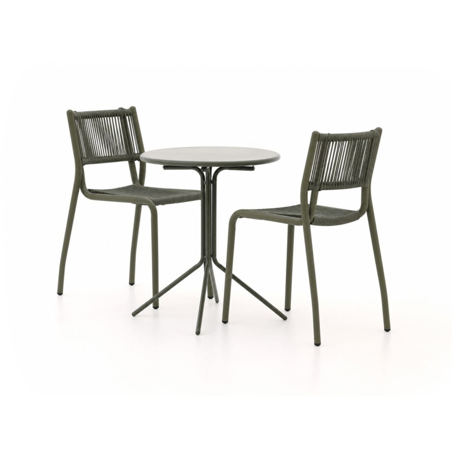 Manifesto Misurina/Aziano ø60cm dining tuinset 3-delig stapelbaar - Laagste prijsgarantie! afbeelding 1