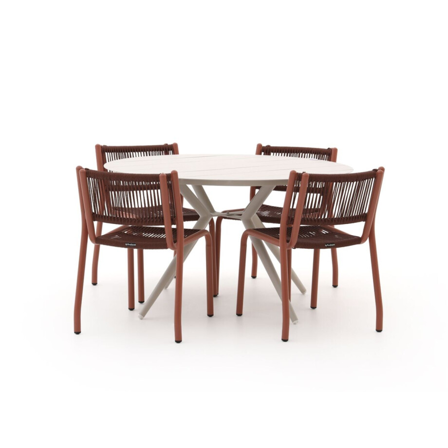 Manifesto Misurina/Sora ø127cm dining tuinset 5-delig - Laagste prijsgarantie! afbeelding 1