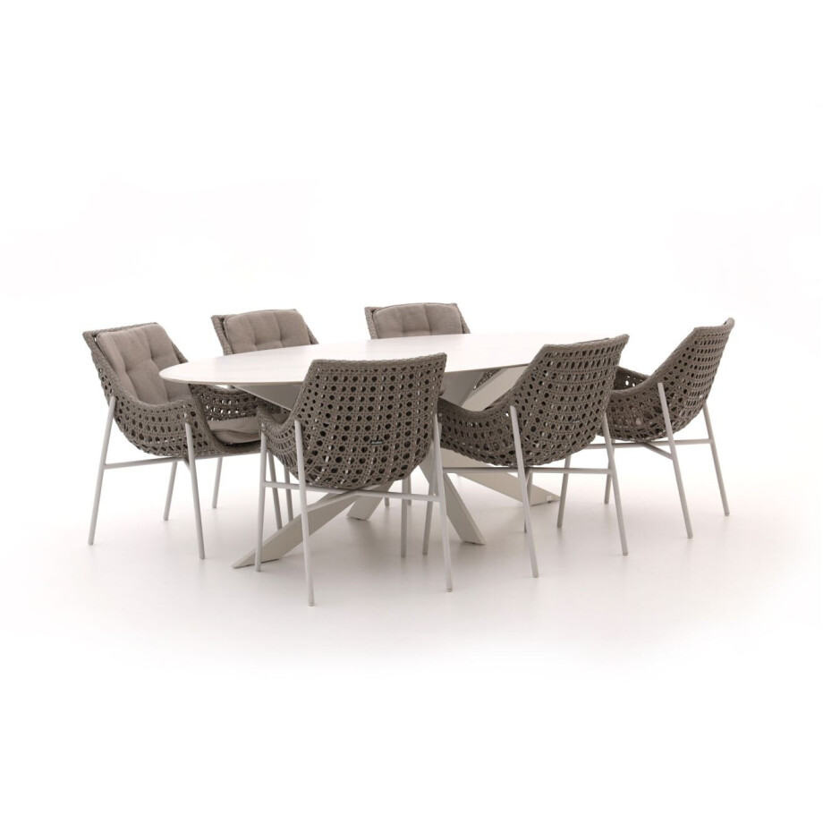 Manifesto Novara/Furato ellips 240cm dining tuinset 7-delig - Laagste prijsgarantie! Manifesto Novara/Furato ellips 240cm dining tuinset 7-delig - Laagste prijsgarantie! afbeelding 1