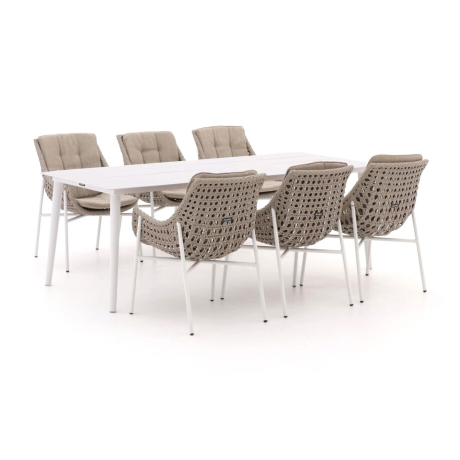 Manifesto Novara/Sora 220cm dining tuinset 7-delig - Laagste prijsgarantie! afbeelding 1