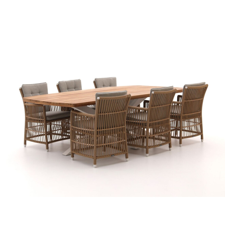 Manifesto Ortello/Induno Deens Ovaal 240cm dining tuinset 7-delig - Laagste prijsgarantie! afbeelding 1