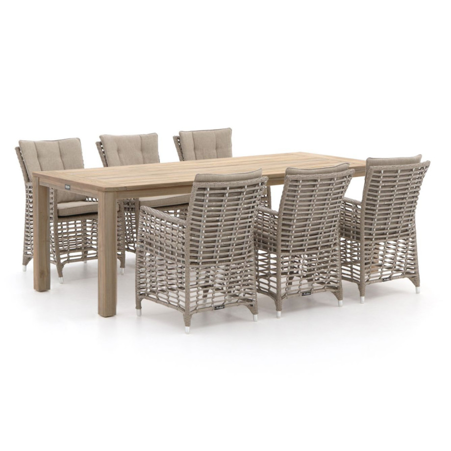 Manifesto Ortello/ROUGH-S 220cm dining tuinset 7-delig - Laagste prijsgarantie! afbeelding 1