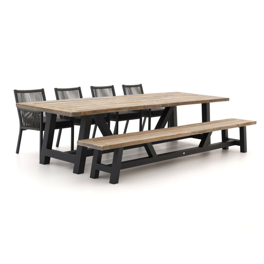 Manifesto Rivola/Bresimo 330cm dining tuinset met bank 6-delig - Laagste prijsgarantie! afbeelding 1