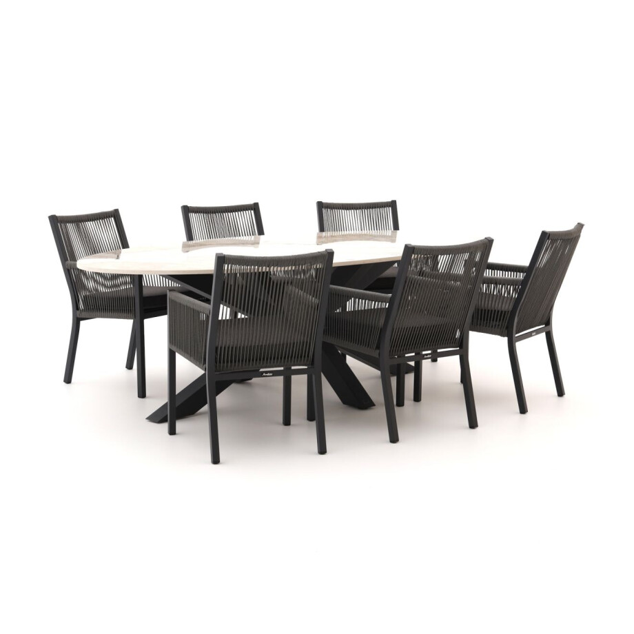 Manifesto Rivola/Induno Ellips 240cm dining tuinset 7-delig - Laagste prijsgarantie! afbeelding 1