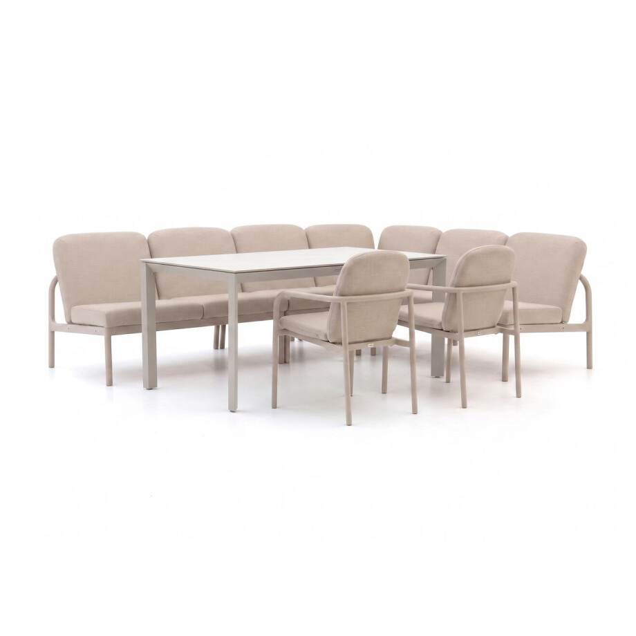 Manifesto San Teodoro/Sestino 160cm hoek dining loungeset 7-delig - Laagste prijsgarantie! afbeelding 1