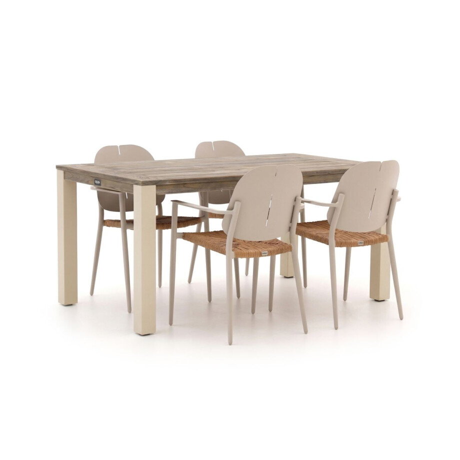 Manifesto Talvullia/ROUGH-S 160cm dining tuinset 5-delig stapelbaar - Laagste prijsgarantie! Manifesto Talvullia/ROUGH-S 160cm dining tuinset 5-delig stapelbaar - Laagste prijsgarantie! afbeelding 1