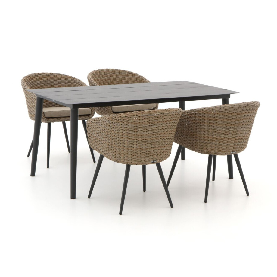Manifesto Veruno/Sora 160cm dining tuinset 5-delig - Laagste prijsgarantie! afbeelding 1