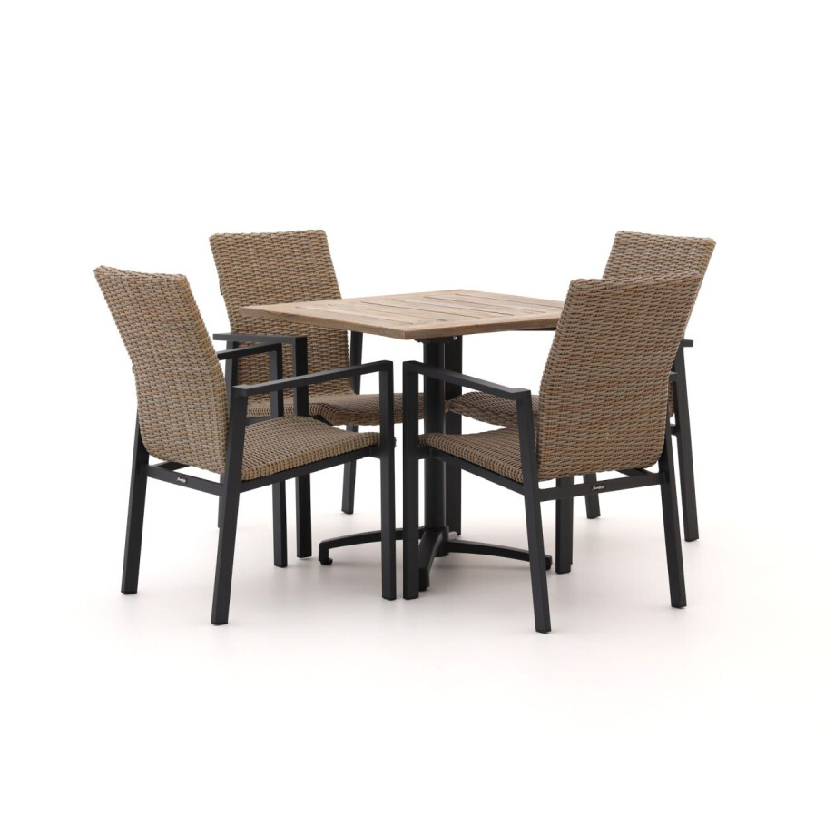 Manifesto Villongo/Canzo 80cm dining tuinset 5-delig stapelbaar inklapbaar - Laagste prijsgarantie! Manifesto Villongo/Canzo 80cm dining tuinset 5-delig stapelbaar inklapbaar - Laagste prijsgarantie! afbeelding 1