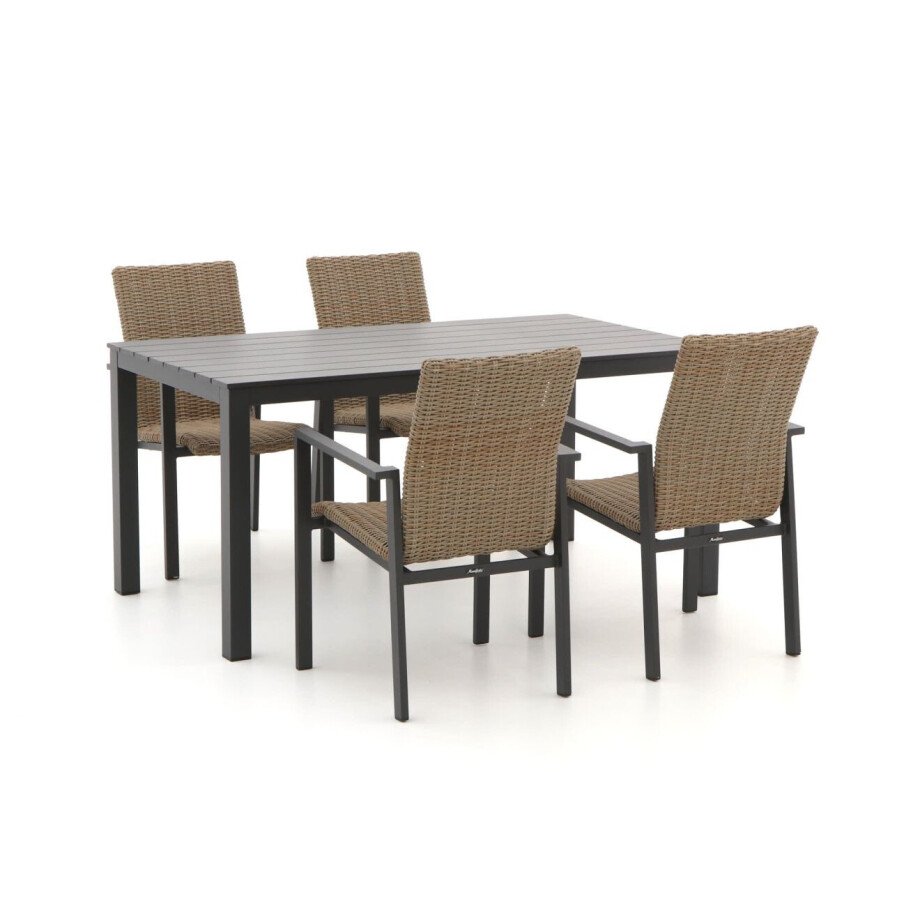 Manifesto Villongo/Menzano 160cm dining tuinset 5-delig stapelbaar - Laagste prijsgarantie! Manifesto Villongo/Menzano 160cm dining tuinset 5-delig stapelbaar - Laagste prijsgarantie! afbeelding 1