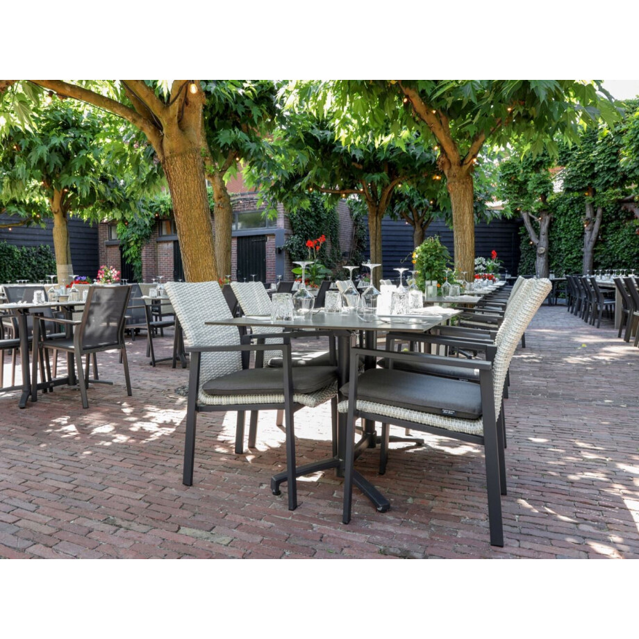 Manifesto Villongo/Sestino 220cm dining tuinset 7-delig stapelbaar - Laagste prijsgarantie! afbeelding 1