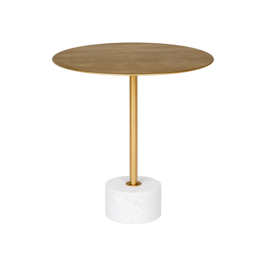 Manon ronde bijzettafel goud - Ø 51 cm Manon ronde bijzettafel goud - Ø 51 cm afbeelding 1