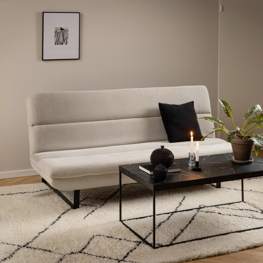 Bendt Slaapbank 'Mansoor' kleur Beige Bendt Slaapbank 'Mansoor' kleur Beige afbeelding 1