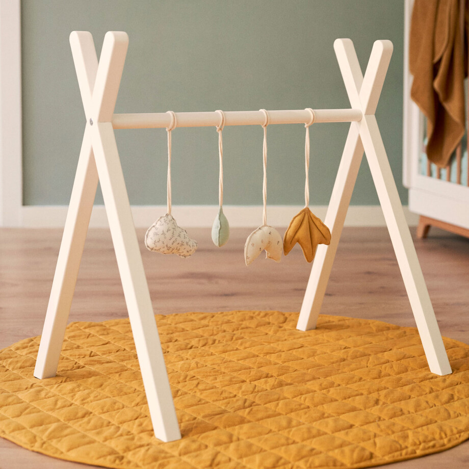 Kave Home Babygym 'Maralis' 74 x 53cm, kleur Wit afbeelding 1