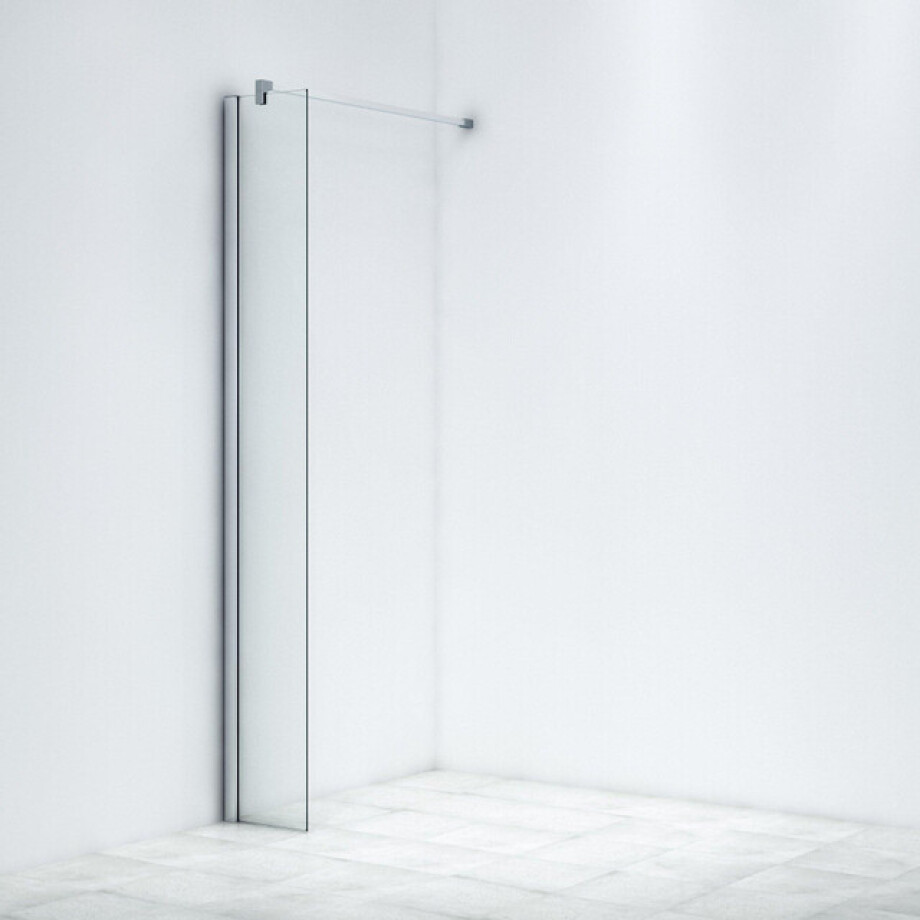 Marenza Bellini Inloopdouche - 30x200cm - helder glas - chroom WR30-C/C Marenza Bellini Inloopdouche - 30x200cm - helder glas - chroom WR30-C/C afbeelding 1