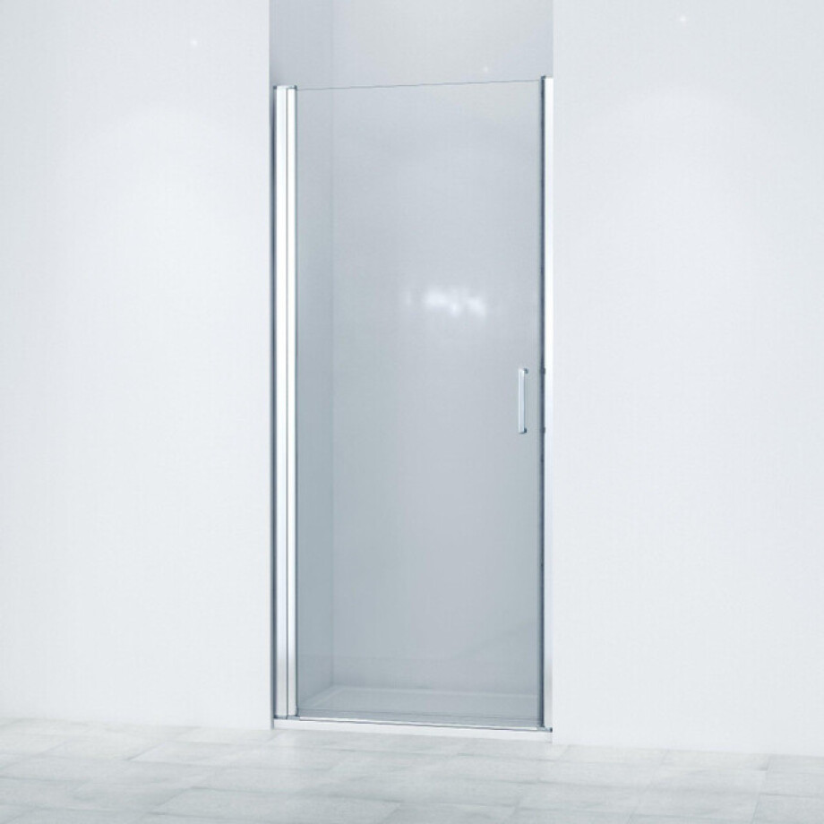 Marenza Neptune 6211 Douchedeur - 90x200cm - profiel - veiligheidsglas - anti kalk - chroom SW447 afbeelding 1