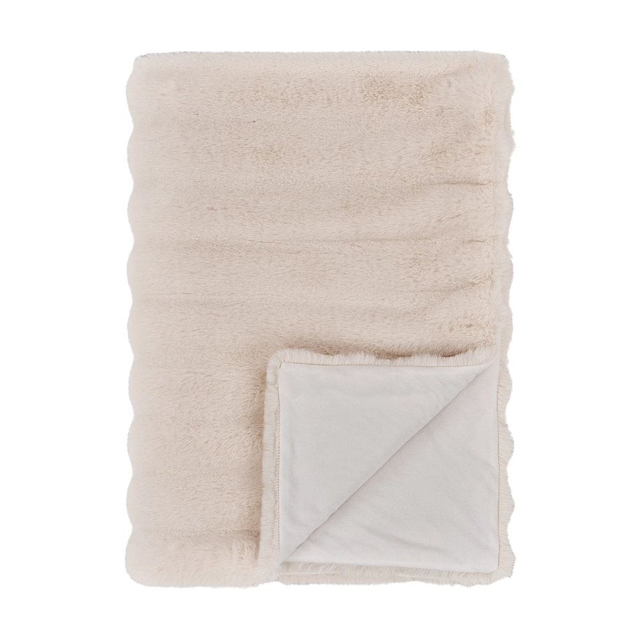 Marije plaid gebroken wit - 180 x 130 cm Marije plaid gebroken wit - 180 x 130 cm afbeelding 1