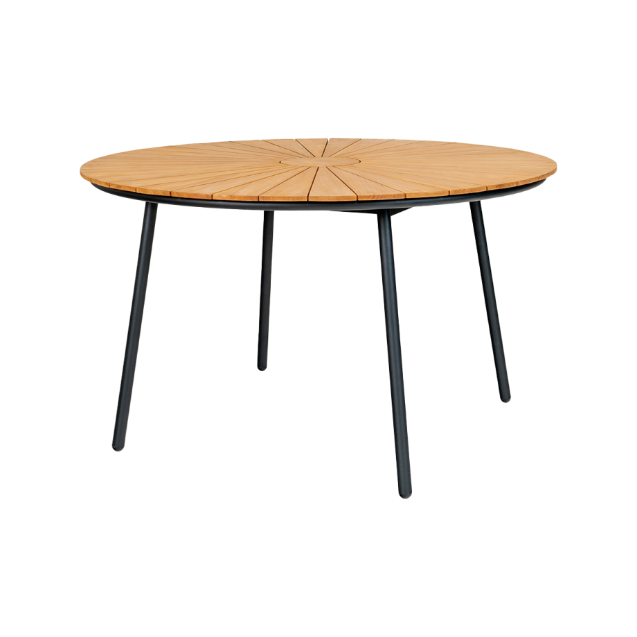 Matteo ronde tuintafel bruin - Ø130 cm Matteo ronde tuintafel bruin - Ø130 cm afbeelding 1