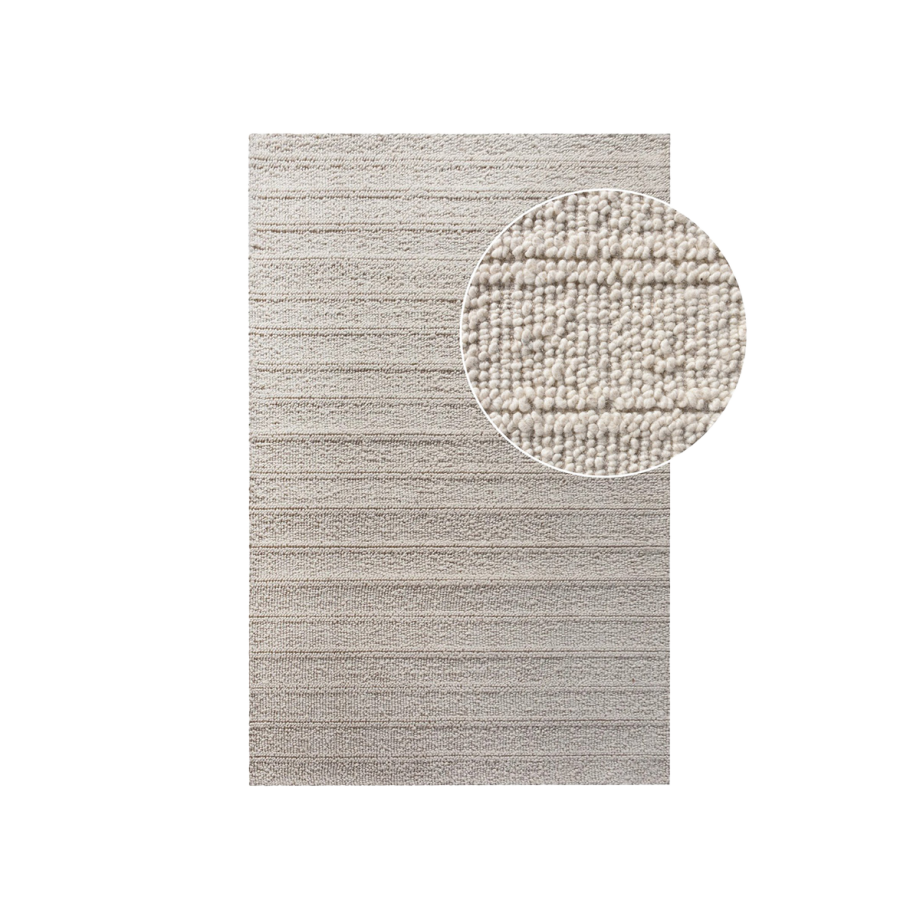 Maurice wollen vloerkleed ivoor - 230 x 160 cm Maurice wollen vloerkleed ivoor - 230 x 160 cm afbeelding 1