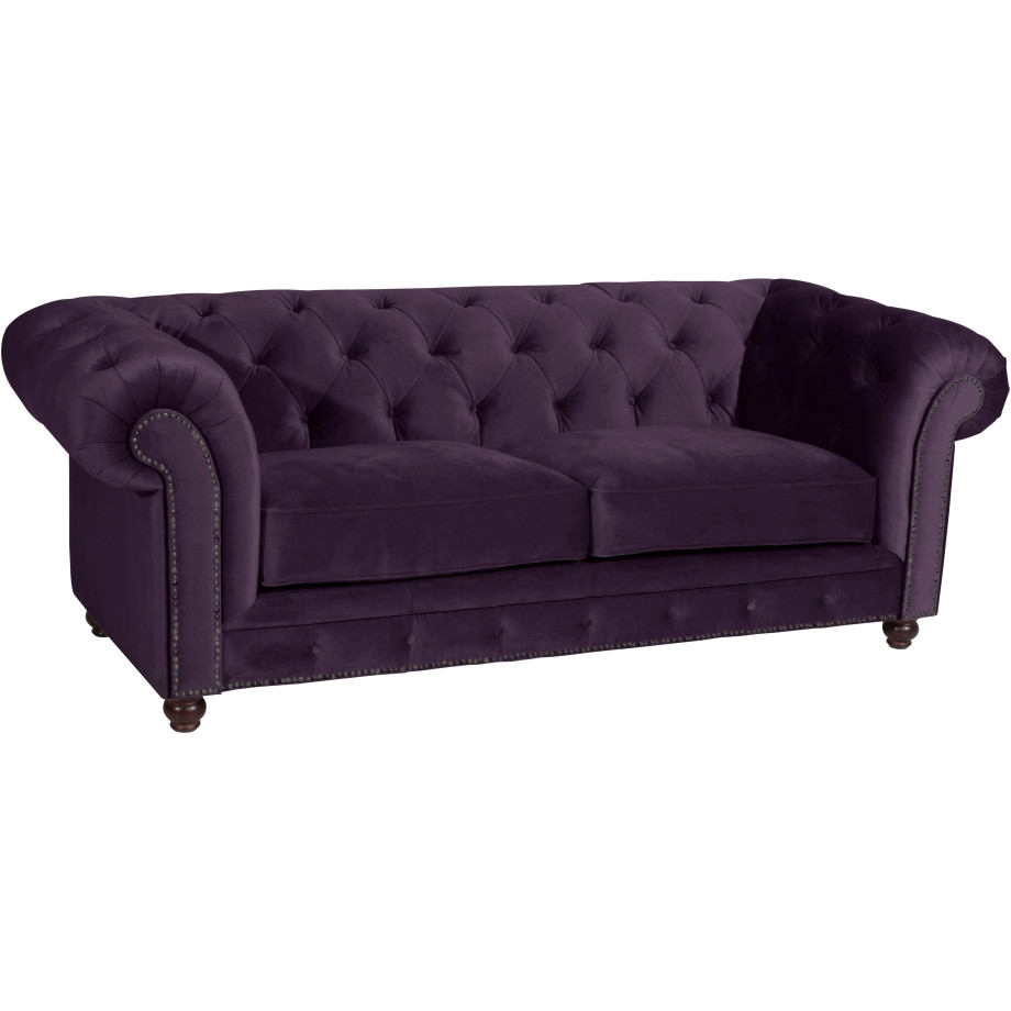 Max Winzer Chesterfield-bank Old England Sofa 2,5-Sitzer mit edler Knopfheftung, bequem und edel afbeelding 1