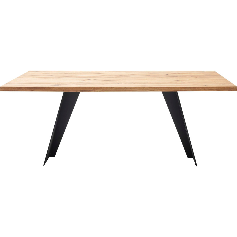 MCA furniture Eettafel Goa Massief houten tafel, eettafel in wilde eik massief FSC-gecertificeerd afbeelding 