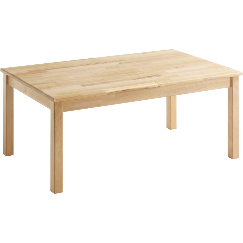 MCA furniture Salontafel Alfons Salontafel massief hout geolied, gevingerlast belastbaar tot 20 kg afbeelding 1