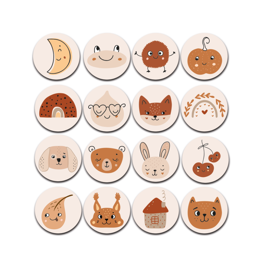 Memoryspel Soft Autumn | Label2X afbeelding 1