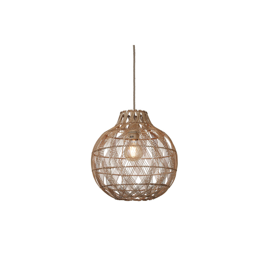 GOOD&MOJO Hanglamp 'Mendoza' Bamboe, 35cm, kleur Naturel afbeelding 1