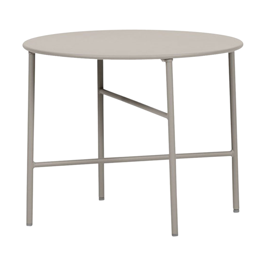 Mila metalen tuin salontafel grijs - Ø 50 cm afbeelding 1