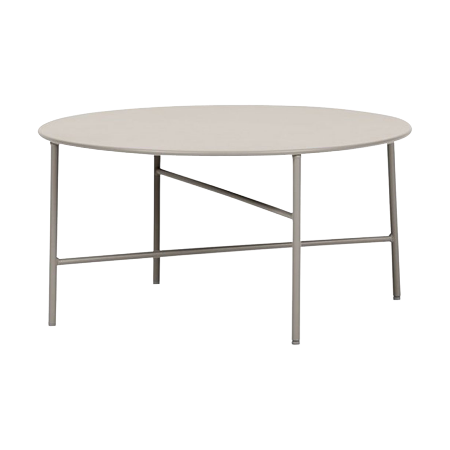 Mila metalen tuin salontafel grijs - Ø 70 cm afbeelding 1